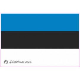 Nacionalinis vėliavos lipdukas - Estija